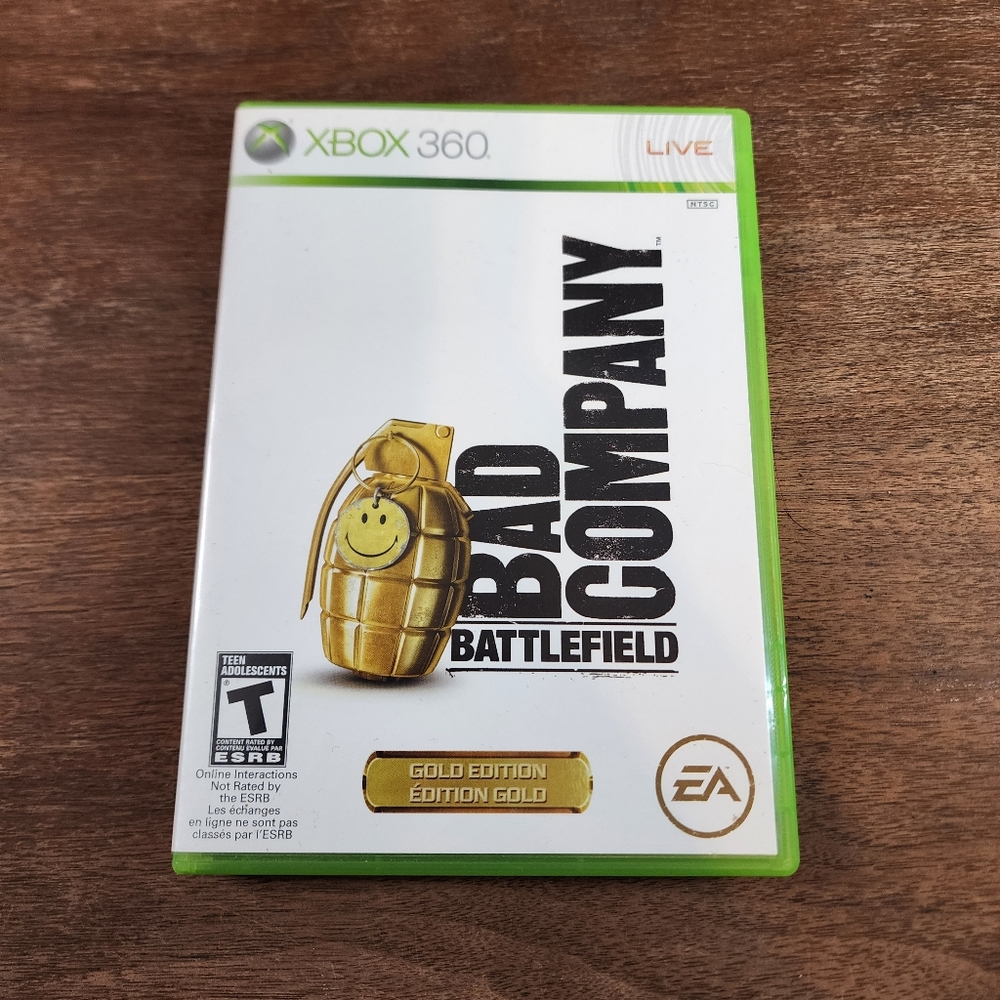 Microsoft Xbox 360 Battlefield Bad Company Gold Edition Game